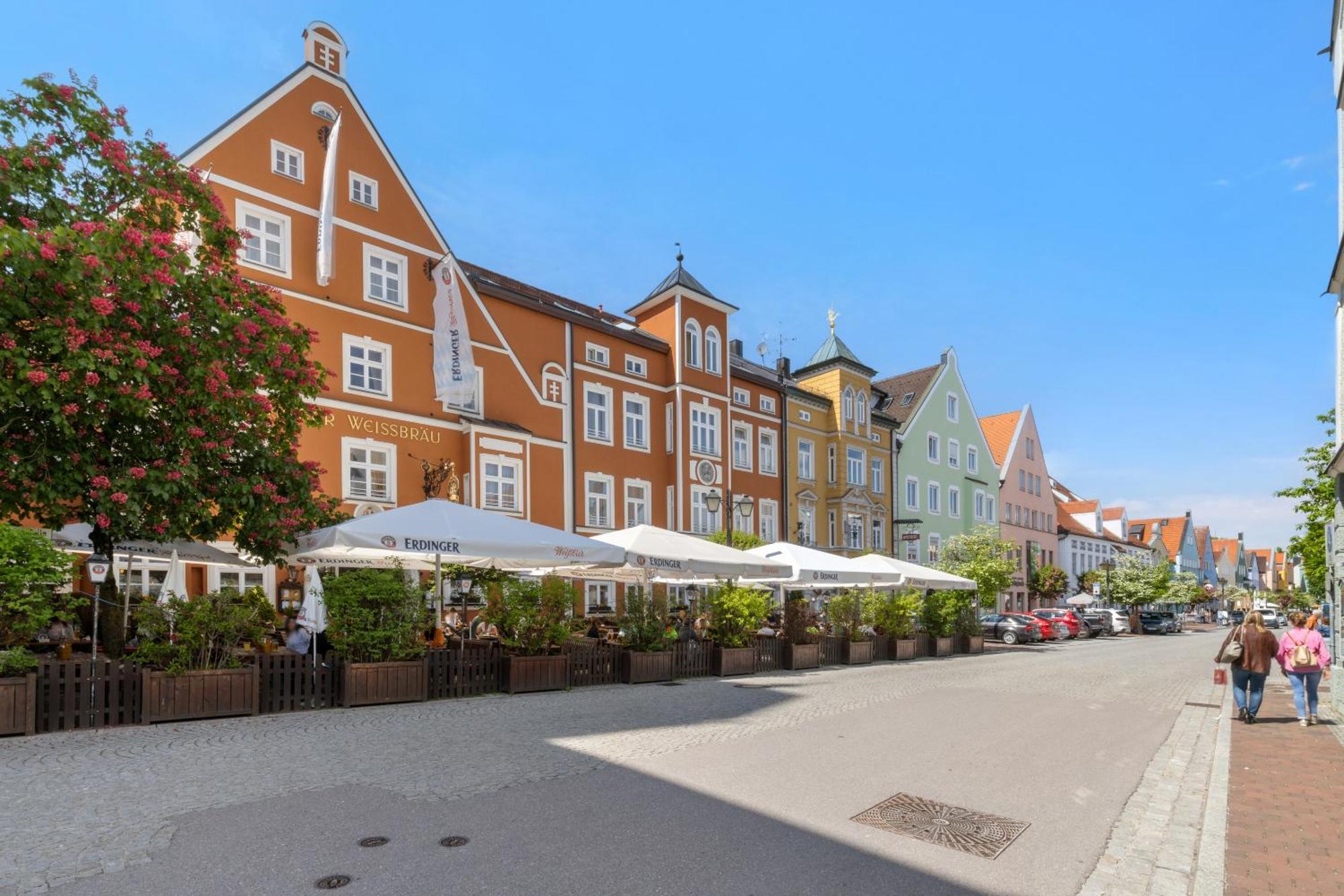 Helloflats - Luxus-Penthouse - Balkon - Parking - Zentrum - Therme - Naehe Flughafen Muc 埃尔丁 外观 照片